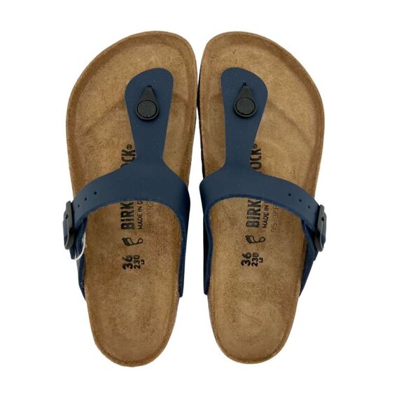 Birkenstock | Women's Blue Gizeh Sandals | Size 5 - Picture 4 of 6